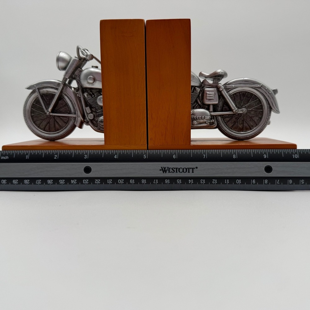 Hallmark Harley Davidson 1957 XL Sportster Bookends Set of 2 Motorcycle 2003 - Picture 11 of 15